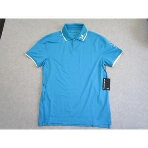 Municipal Shirt Mens Medium Blue Sport Utility Gear Sportcross RPT Polo Wahlberg